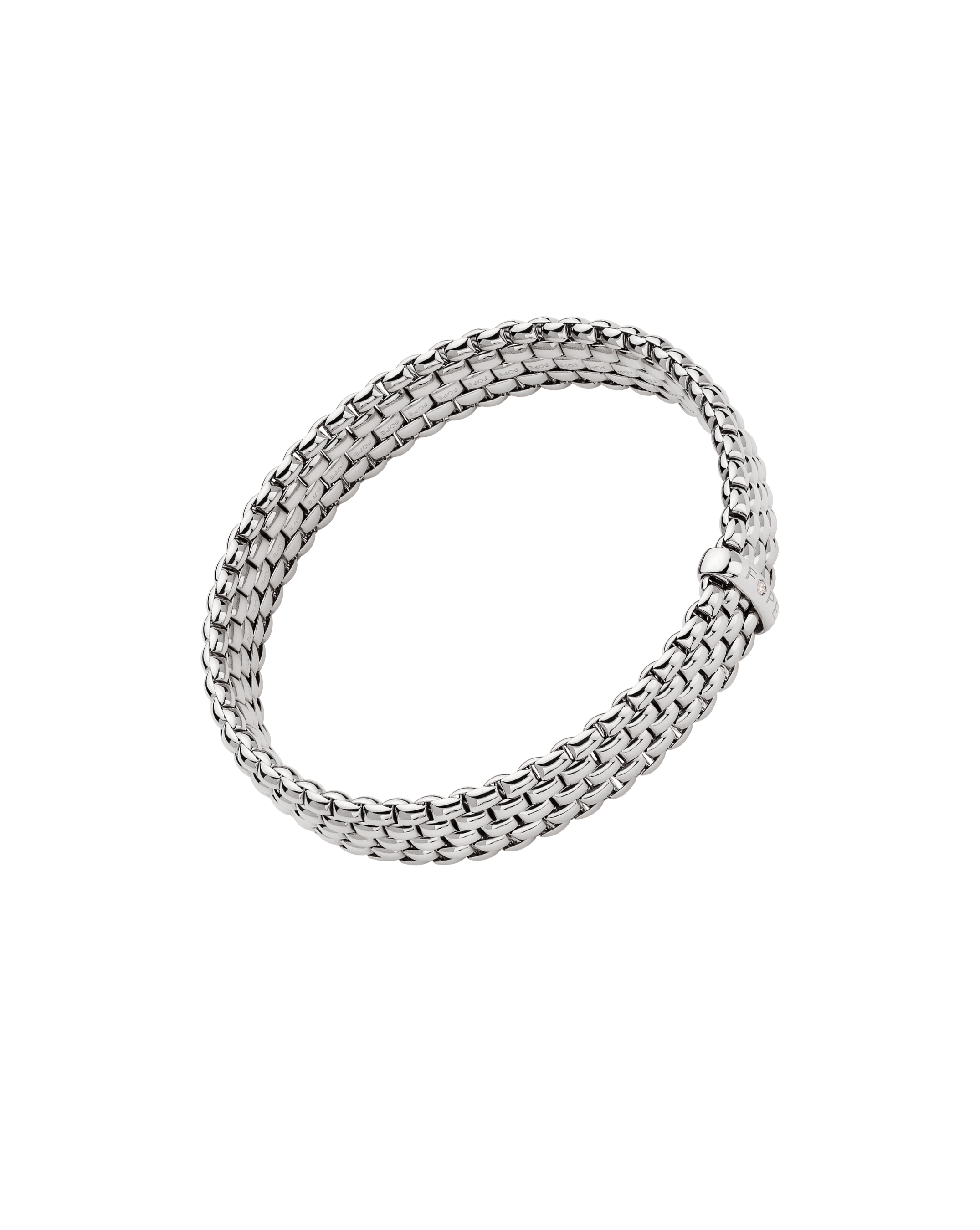 Flex'it ブレスレット ホワイトダイヤモンド - 01M04BX_BB - FOPE