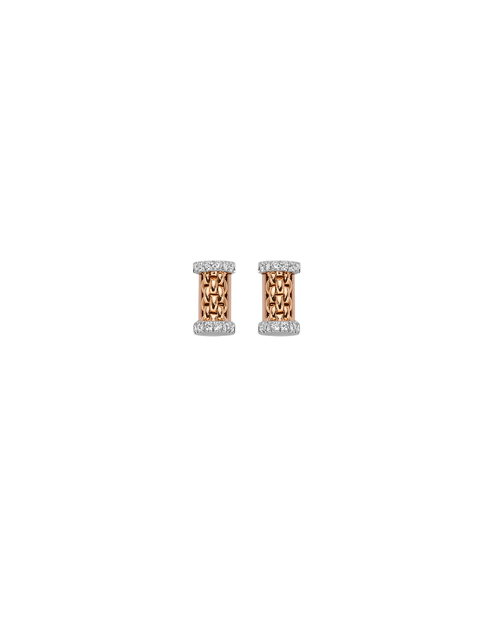 07E08OX_BB __ Stud earrings with diamonds