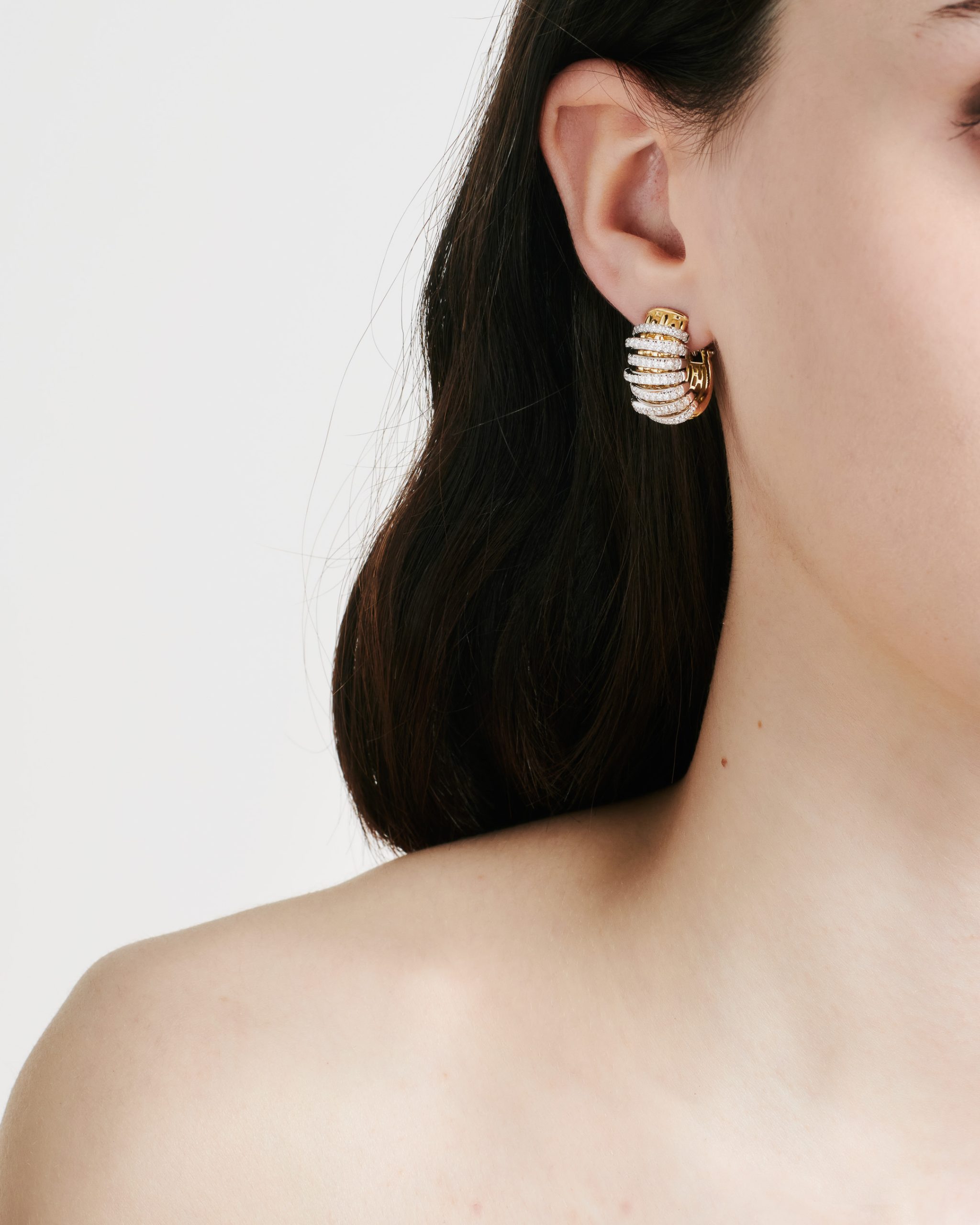 ピアス ダイヤモンド - 58804OX_BB - FOPE