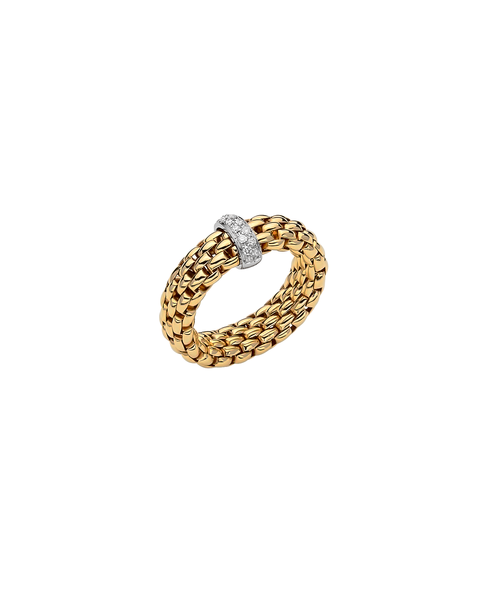 新品　FOPE FLEX’IT RING ダイヤ　K18YG Flex'it リング ダイヤモンド - 55902AX_BB - FOPE