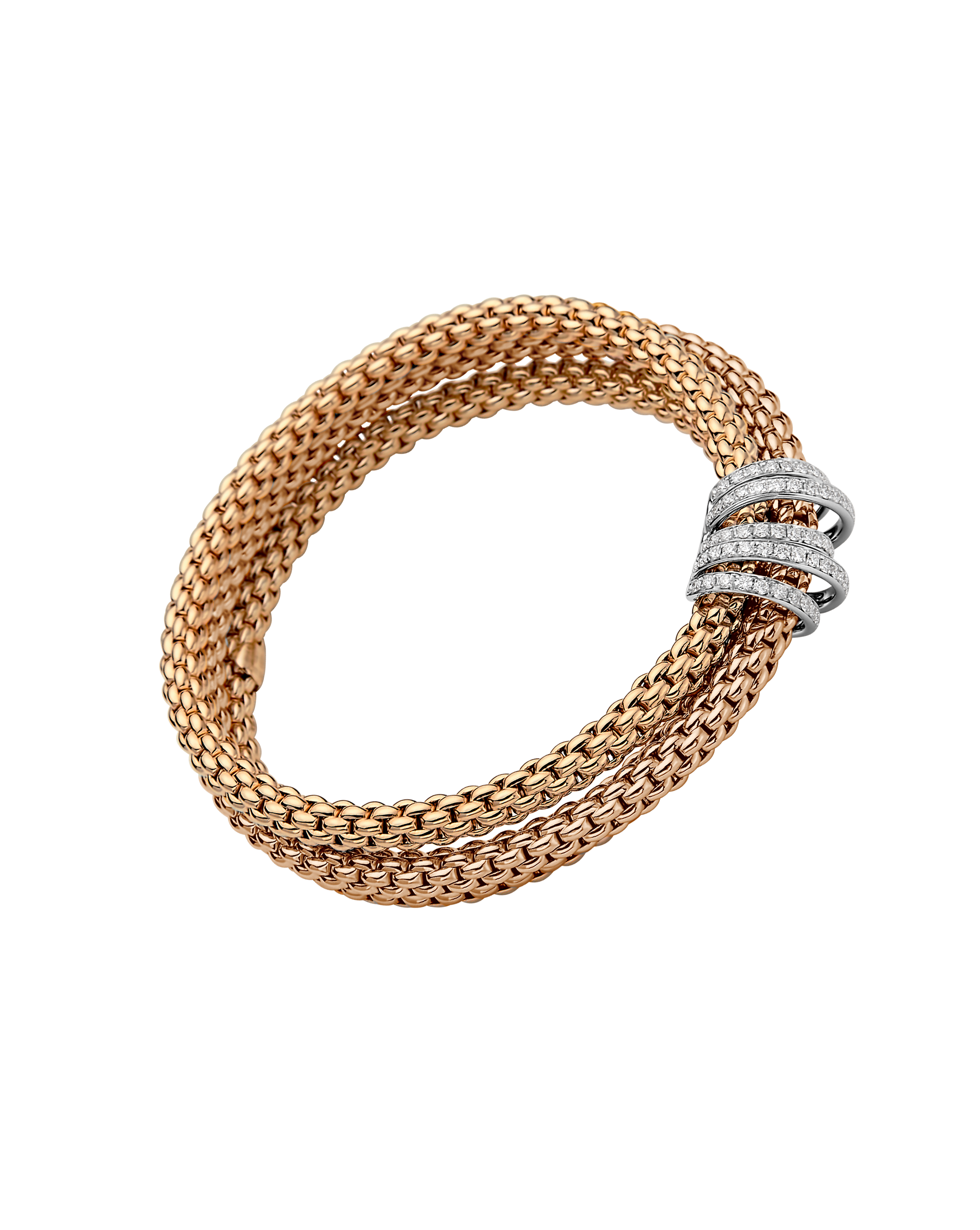 Flex'it ブレスレット ダイヤモンドパヴェ - 65106BX_PB - FOPE