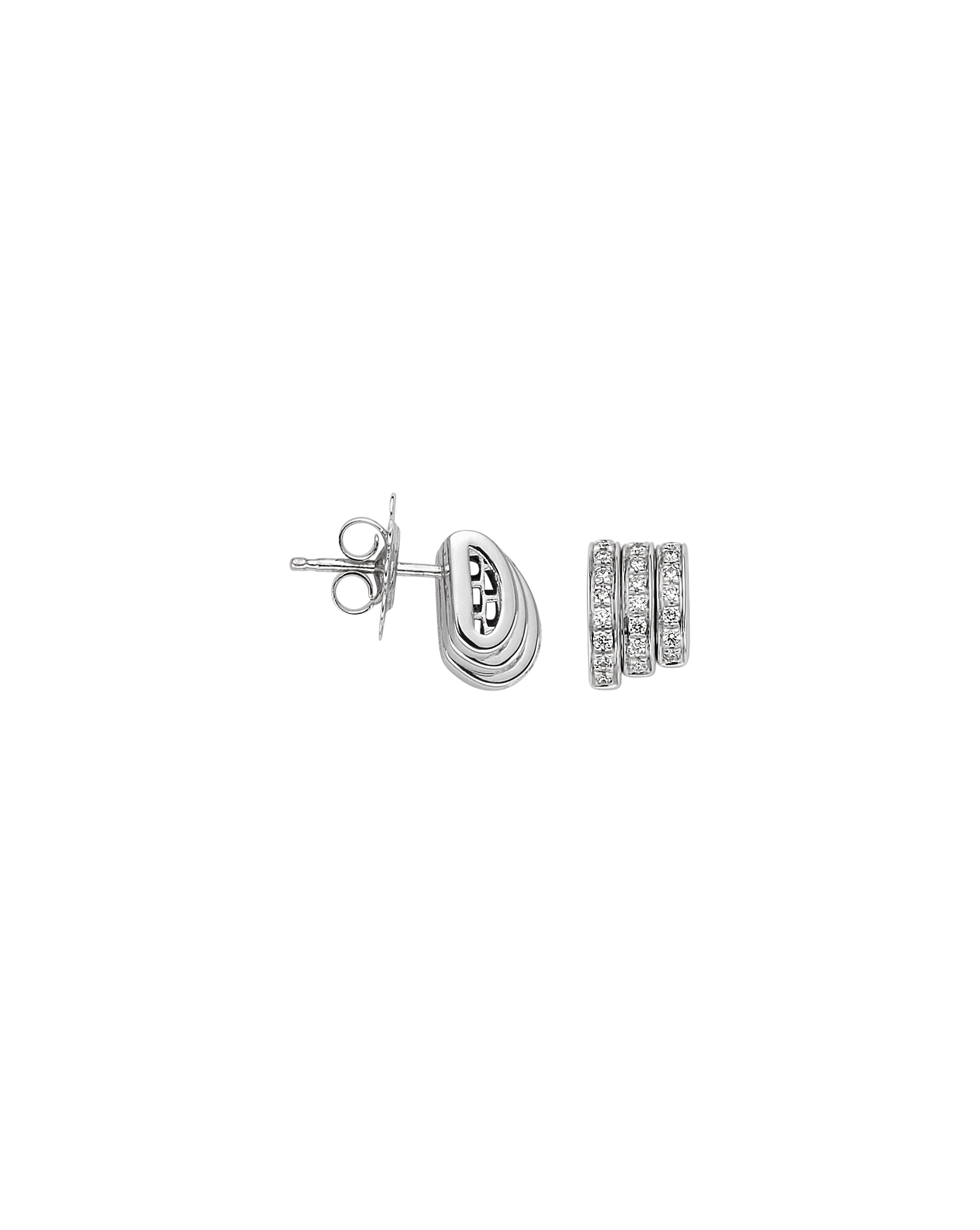 ピアス ダイヤモンドパヴェ - 74408OX_PB - FOPE
