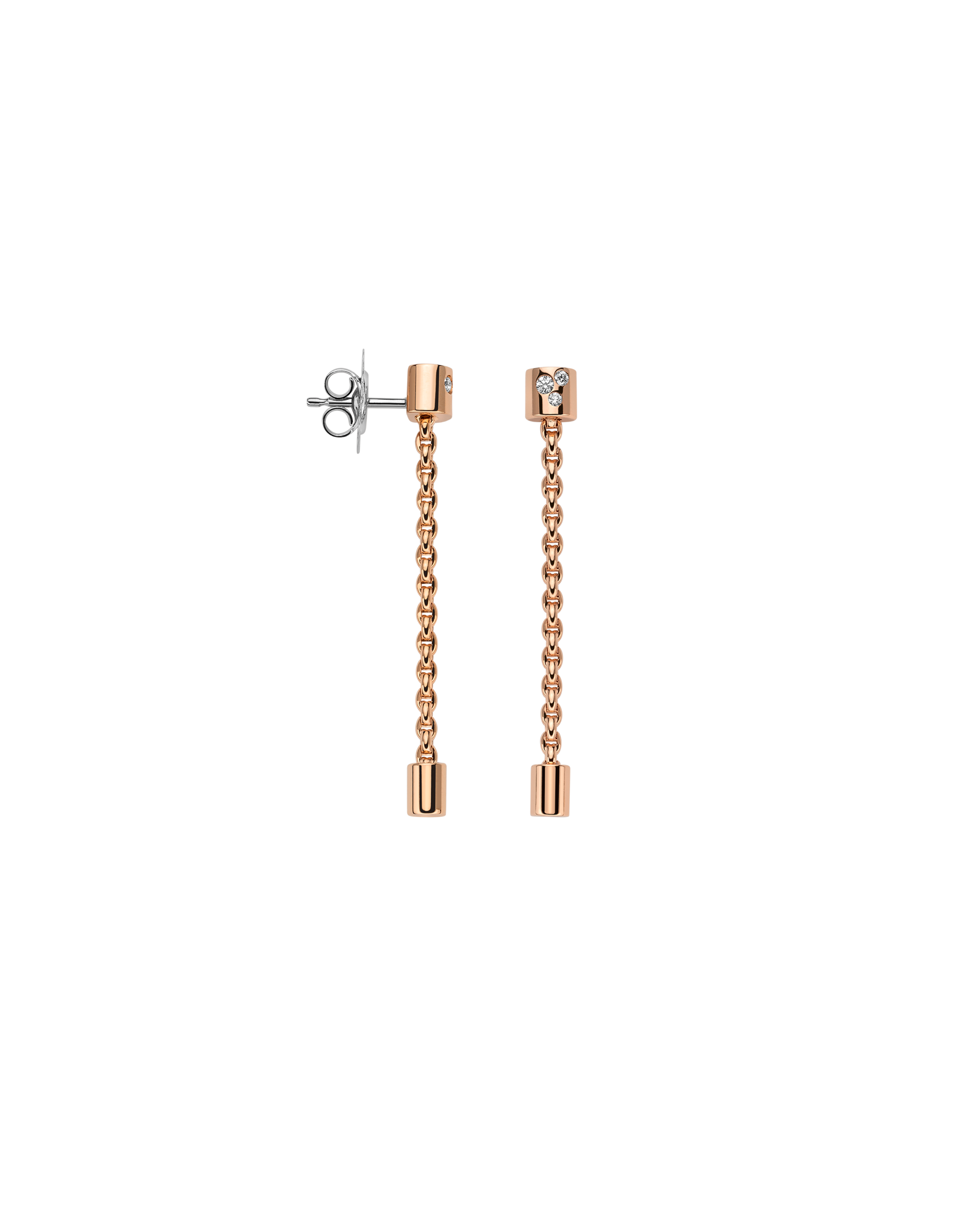 ロングピアス ダイヤモンド - 89003OX_BB - FOPE
