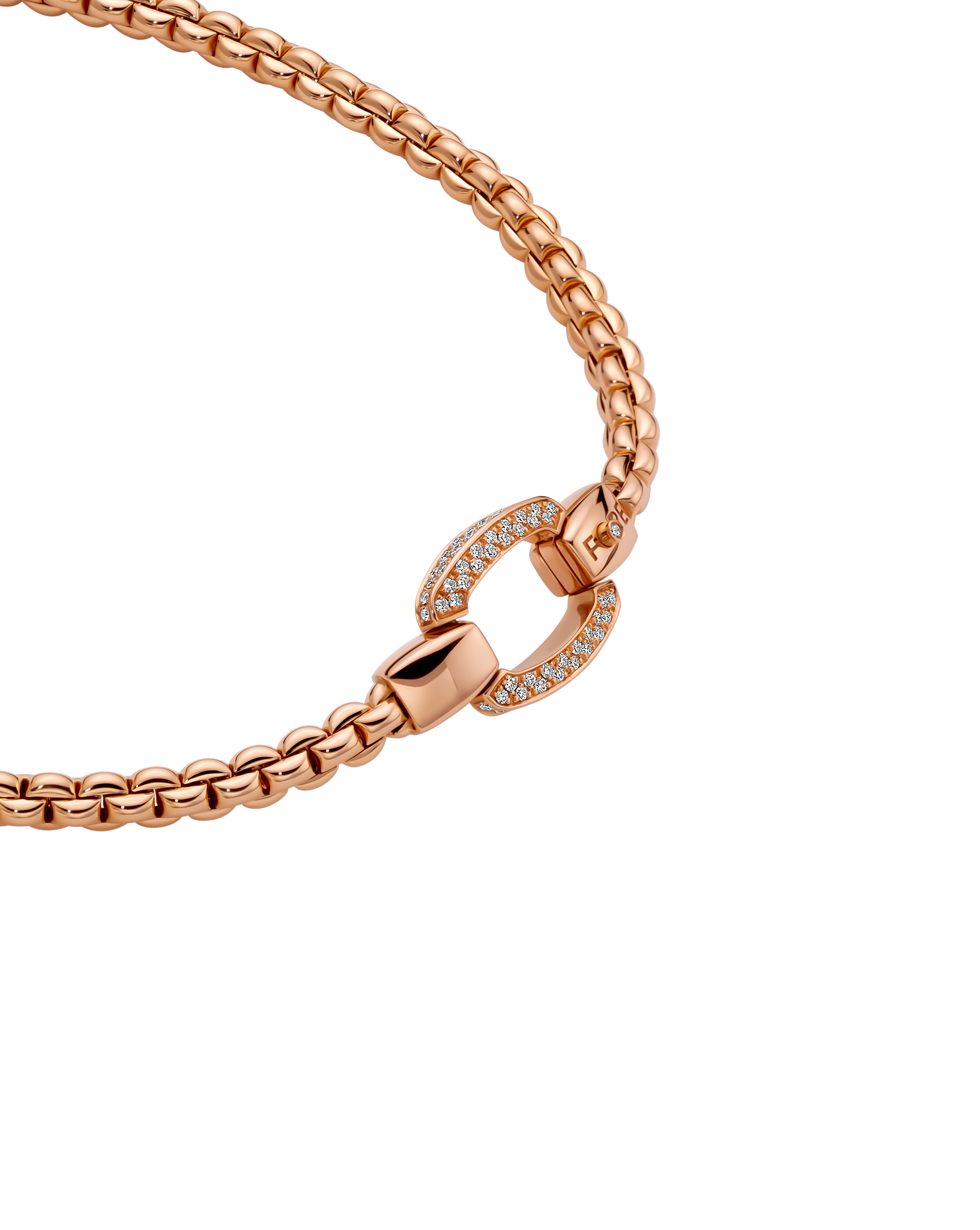 Y*p様 flexwitmeネックレス　flexwitme Flex'it necklace with diamond pavé clasp - 08F10CX_PB - FOPE
